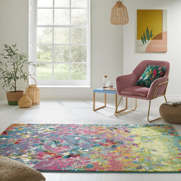 Art ART108 Modern Abstract Soft Easy Care Durable Polypropylene Multicolour Rug-Concept Looms-Rug Love - The Most Loved Rug Store